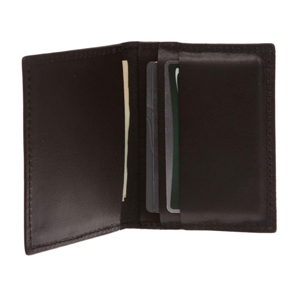 Men's 100% Leather Micro Sleeve, Slim Card & Cash Holder